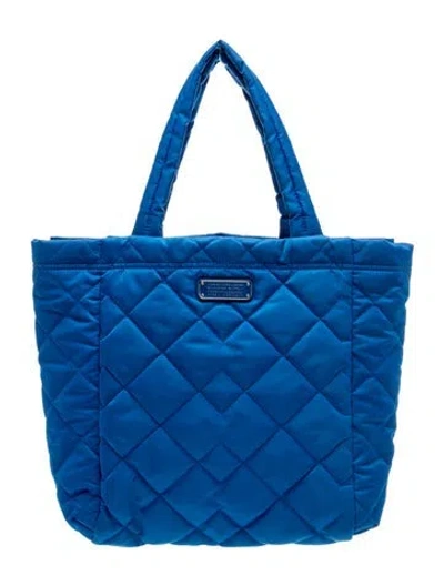 Pre-owned Marc By Marc Jacobs Nylon Shoulder Bag In Blue
