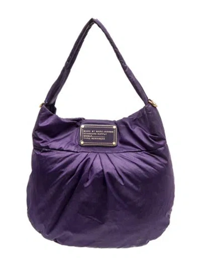 Pre-owned Marc By Marc Jacobs Nylon Shoulder Bag In Purple