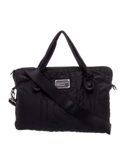 Pre-owned Marc By Marc Jacobs Nylon Top Handle Bag In Black