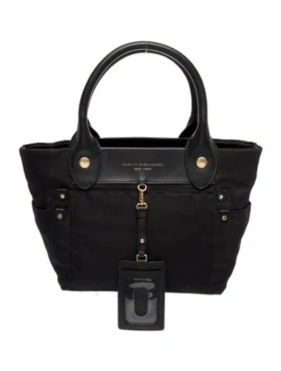 Pre-owned Marc By Marc Jacobs Nylon Top Handle Bag In Black