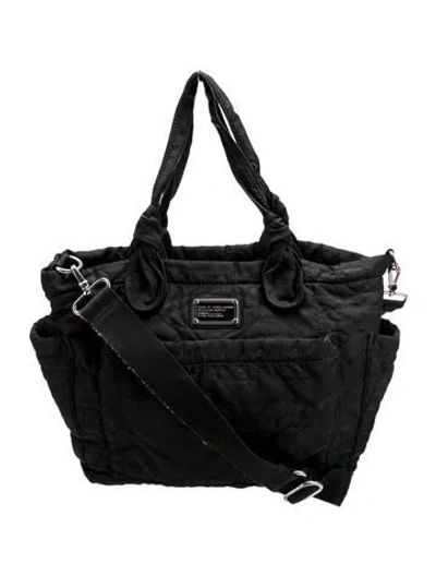 Pre-owned Marc By Marc Jacobs Nylon Tote In Black