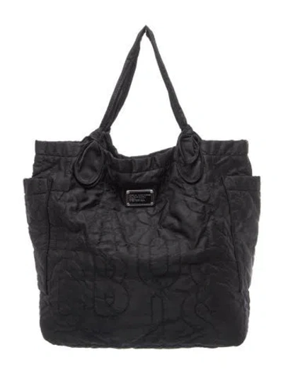 Pre-owned Marc By Marc Jacobs Nylon Tote In Black