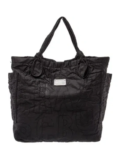 Pre-owned Marc By Marc Jacobs Nylon Tote In Black