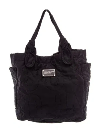 Pre-owned Marc By Marc Jacobs Nylon Tote In Black