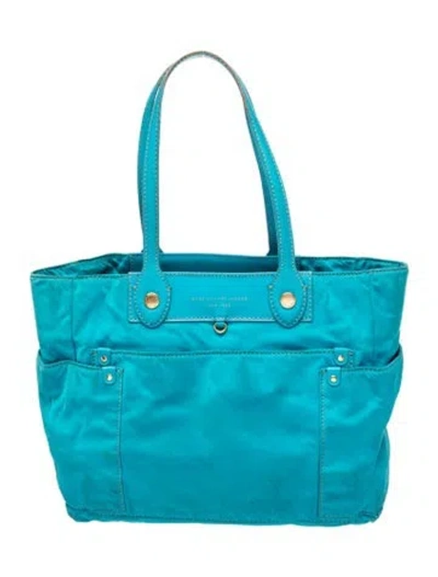 Pre-owned Marc By Marc Jacobs Nylon Tote In Blue