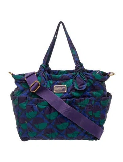 Pre-owned Marc By Marc Jacobs Nylon Tote In Blue