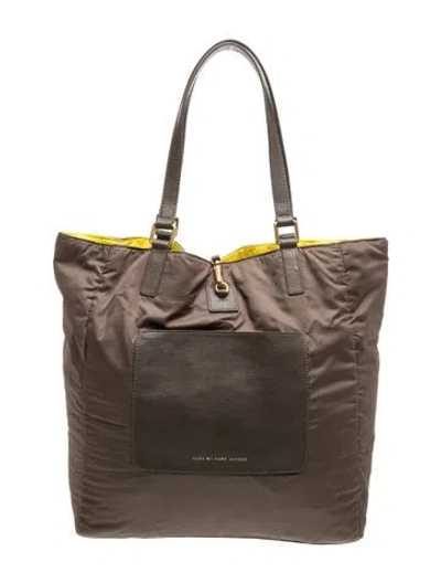 Pre-owned Marc By Marc Jacobs Nylon Tote In Brown