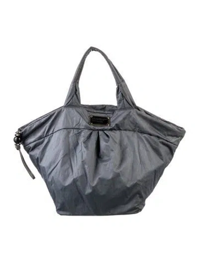 Pre-owned Marc By Marc Jacobs Nylon Tote In Gray