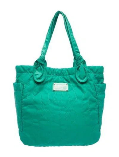 Pre-owned Marc By Marc Jacobs Nylon Tote In Green