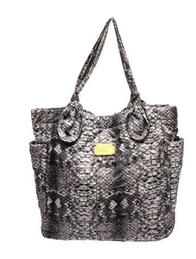 Pre-owned Marc By Marc Jacobs Nylon Tote In Grey