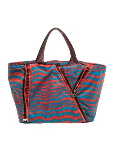 Pre-owned Marc By Marc Jacobs Nylon Tote In Multi