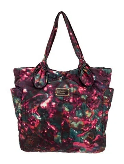 Pre-owned Marc By Marc Jacobs Nylon Tote In Purple