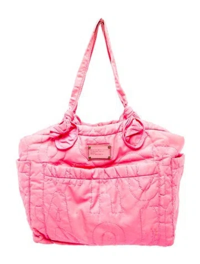 Pre-owned Marc By Marc Jacobs Nylon Tote In Red
