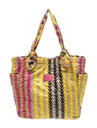 Pre-owned Marc By Marc Jacobs Nylon Tote In Yellow