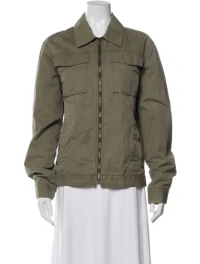 Pre-owned Marc By Marc Jacobs Nylon Utility Jacket In Green