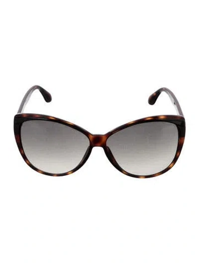 Pre-owned Marc By Marc Jacobs Oversize Gradient Sunglasses In Brown
