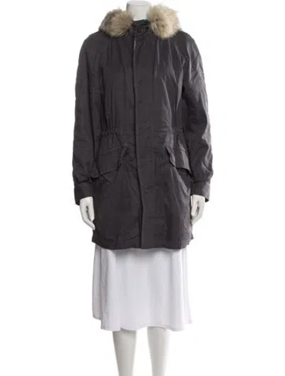 Pre-owned Marc By Marc Jacobs Parka In Grey