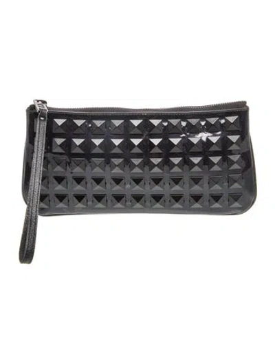 Pre-owned Marc By Marc Jacobs Patent Leather Clutch In Black