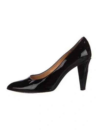 Pre-owned Marc By Marc Jacobs Patent Leather Pumps In Black