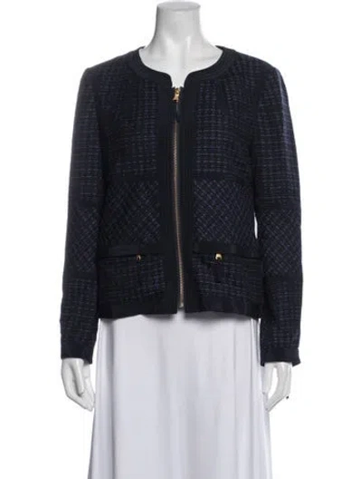 Pre-owned Marc By Marc Jacobs Patterned Jacket In Blue