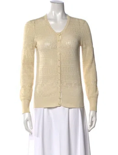 Pre-owned Marc By Marc Jacobs Patterned V-neck Sweater In Neutral