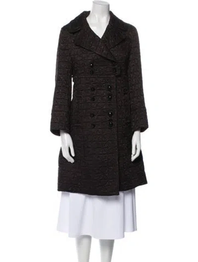 Pre-owned Marc By Marc Jacobs Peacoat In Brown