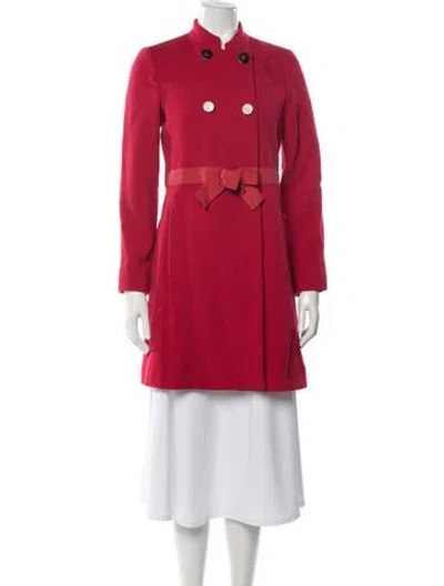 Pre-owned Marc By Marc Jacobs Peacoat In Red