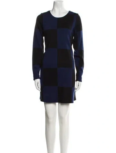 Pre-owned Marc By Marc Jacobs Plaid Print Mini Dress In Multi