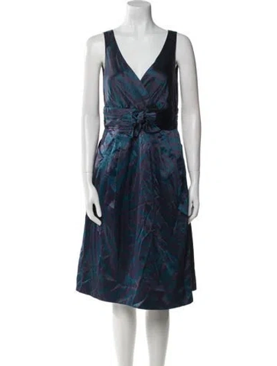 Pre-owned Marc By Marc Jacobs Printed Knee-length Dress In Multi