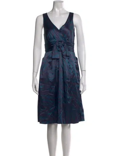 Pre-owned Marc By Marc Jacobs Printed Knee-length Dress In Multi