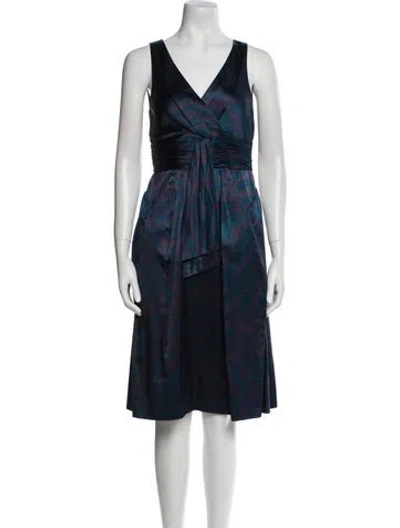Pre-owned Marc By Marc Jacobs Printed Midi Length Dress In Multi