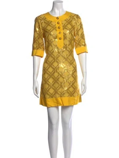 Pre-owned Marc By Marc Jacobs Printed Mini Dress