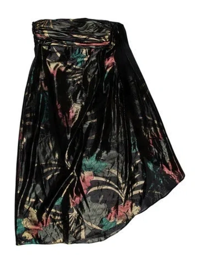 Pre-owned Marc By Marc Jacobs Printed Mini Dress In Black