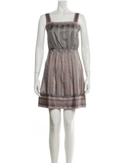 Pre-owned Marc By Marc Jacobs Printed Mini Dress In Multicolor