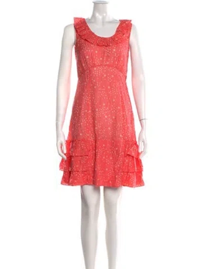 Pre-owned Marc By Marc Jacobs Printed Mini Dress W/ Tags In Pink