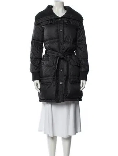 Pre-owned Marc By Marc Jacobs Puffer Coat In Black