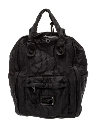 Pre-owned Marc By Marc Jacobs Quilted Backpack In Black