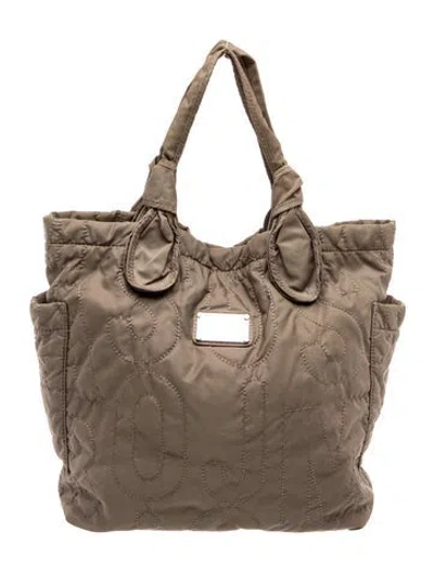 Pre-owned Marc By Marc Jacobs Quilted Hobo In Brown