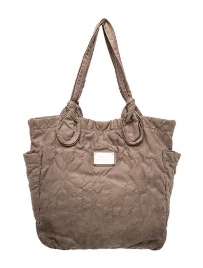 Pre-owned Marc By Marc Jacobs Quilted Tote In Brown