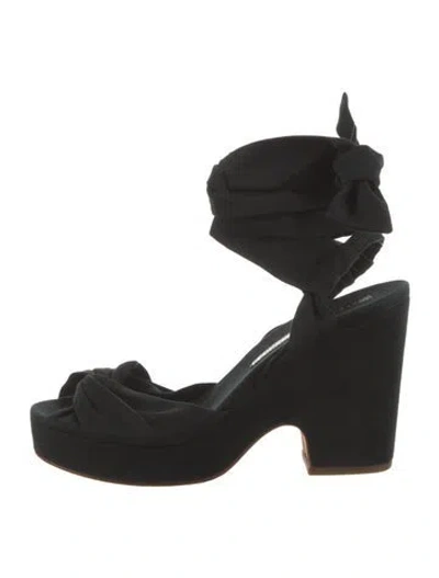 Pre-owned Marc By Marc Jacobs Sandals In Black