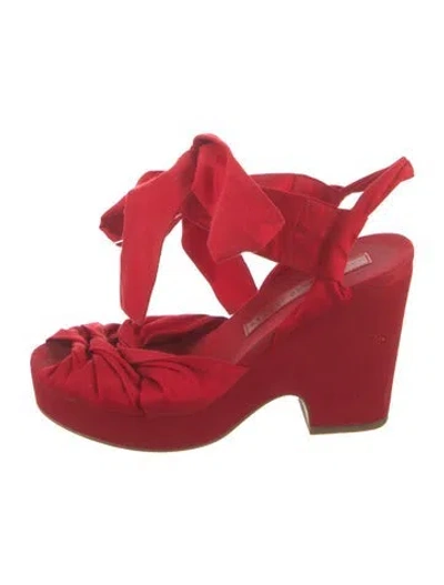 Pre-owned Marc By Marc Jacobs Sandals In Red
