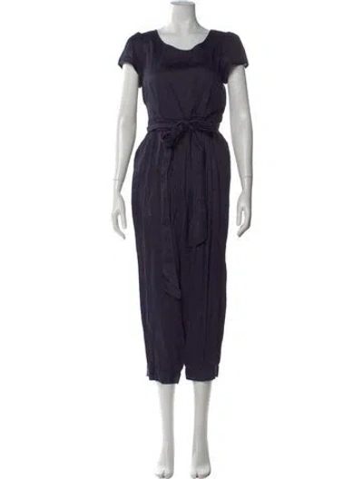 Pre-owned Marc By Marc Jacobs Scoop Neck Jumpsuit In Blue