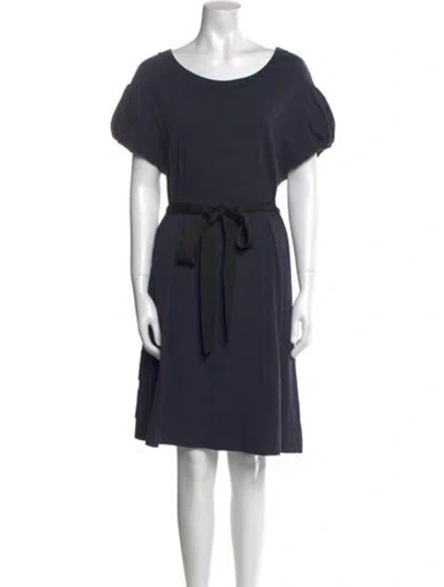Pre-owned Marc By Marc Jacobs Scoop Neck Knee-length Dress In Blue