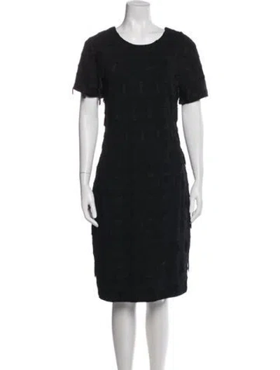 Pre-owned Marc By Marc Jacobs Scoop Neck Knee-length Dress In Blue