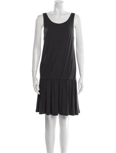 Pre-owned Marc By Marc Jacobs Scoop Neck Mini Dress In Gray