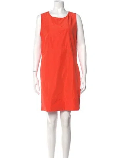 Pre-owned Marc By Marc Jacobs Scoop Neck Mini Dress In Orange