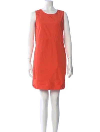 Pre-owned Marc By Marc Jacobs Scoop Neck Mini Dress In Red