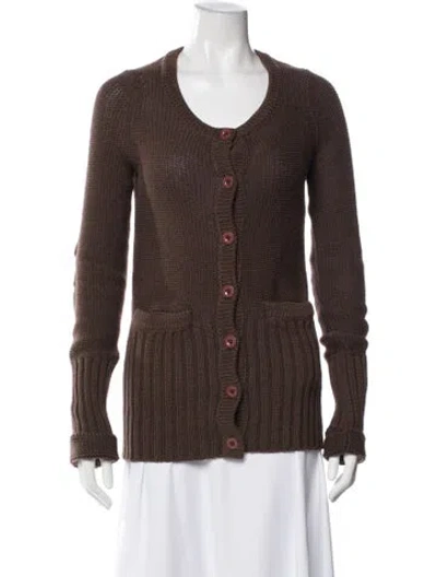 Pre-owned Marc By Marc Jacobs Scoop Neck Sweater In Brown