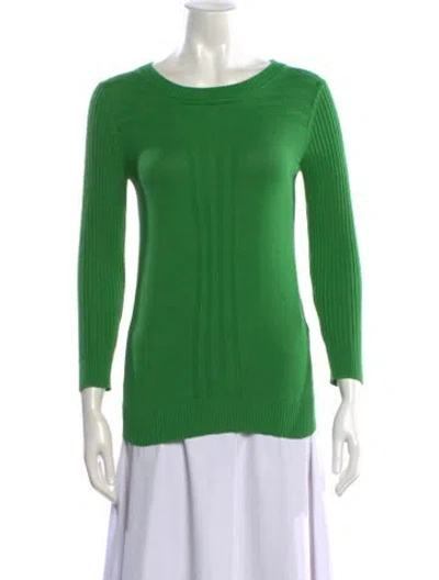 Pre-owned Marc By Marc Jacobs Scoop Neck Sweater In Green