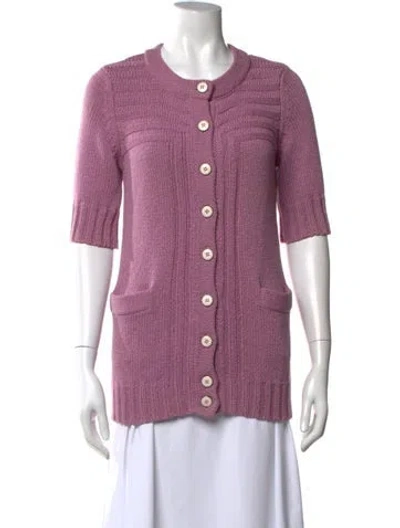 Pre-owned Marc By Marc Jacobs Scoop Neck Sweater In Purple